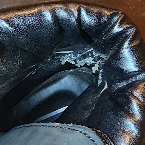 Rihanna and River Island 5.5" heel 1.5" platform faux suede black boots size 7 - Picture 3 of 11